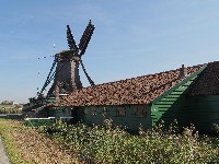 Die einzige windbetriebene Papierfabrik der Welt in Westzaan / Niederlande.