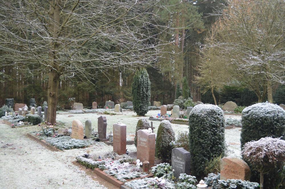 Winter: Ihlwaldfriedhof Feld F