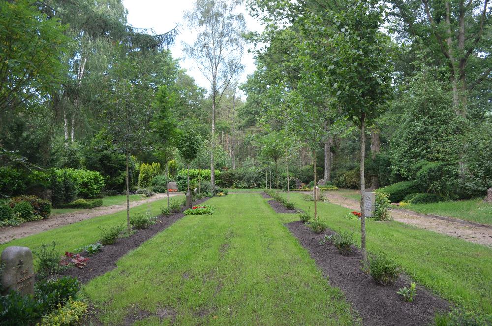 Blick auf den Ihlwaldfriedhof