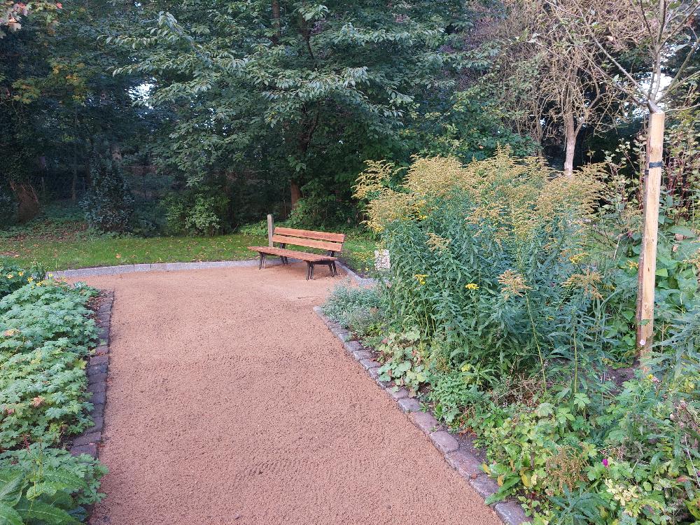 Bank Garten der Erinnerung